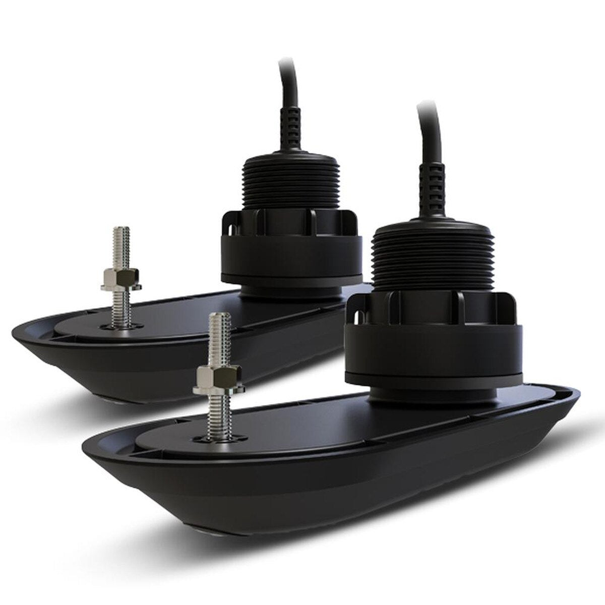 Transductores RealVision™ 3D RV-312 de Raymarine - Par - Pasacascos de nailon para ángulo de pantoque de 12°