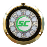 Luz Subacuática Shadow-Caster SCR-24 Bronce - 24 LEDs - Verde Aqua