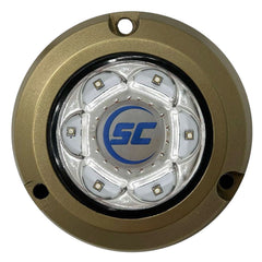 Shadow-Caster SC2 Series Bronze Surface Mount Underwater Light - Bimini Blue