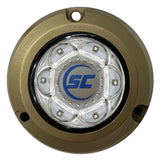 Shadow-Caster SC2 Series Bronze Surface Mount Underwater Light - Bimini Blue