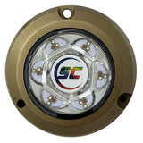 Shadow-Caster SC2 Series Bronze Surface Mount Underwater Light - Full-Color