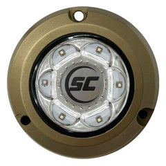 Shadow-Caster SC2 Series Bronze Surface Mount Underwater Light - Great White