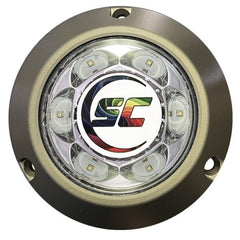 Shadow-Caster SC3 Series Great White Bronze Surface Mount Underwater Light