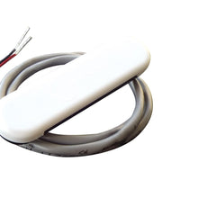 Luz de cortesía Shadow-Caster con cable de 2' - Cubierta de ABS blanca - RGB multicolor - Paquete de 4