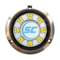 Shadow-Caster SCR-24 Bronze Underwater Light - 24 LEDs - Bimini Blue/Great White