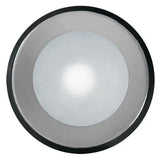 Luz empotrada Shadow-Caster serie DLX - Carcasa negra/ventana cromada - RGB