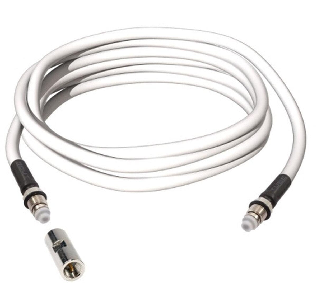 Kit de cable de extensión Shakespeare 4078-20-ER de 20 pies para antena VHF, AIS, CB con RG-8x y conector mini FME de fácil instalación