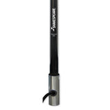 Antena VHF clásica Shakespeare 5104 de 4 pies con cable RG-58 de 15 pies - Negra