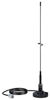 Shakespeare VHF 19" 5218 Black SS Whip Antenna - Magnetic Mount