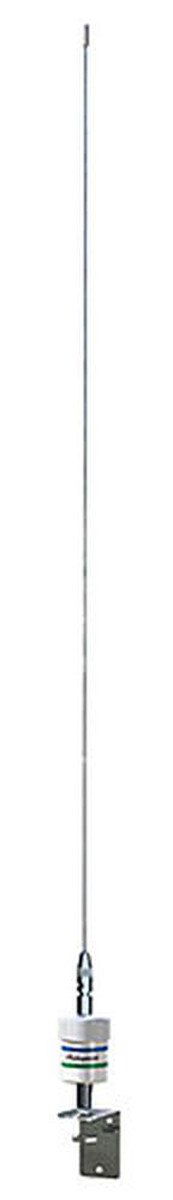 Antena Shakespeare VHF de 36 pulgadas, 5242-A, látigo de acero inoxidable, perfil bajo, alimentada por el extremo - Sin cable