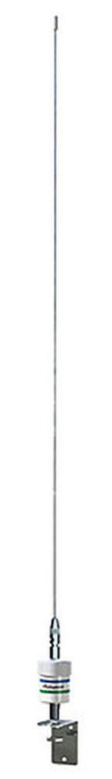 Antena Shakespeare VHF de 36 pulgadas, 5242-A, látigo de acero inoxidable, perfil bajo, alimentada por el extremo - Sin cable