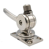 Shakespeare 6187 Sleek & Compact Stainless Steel Rotatable 4-Way Ratchet Mount