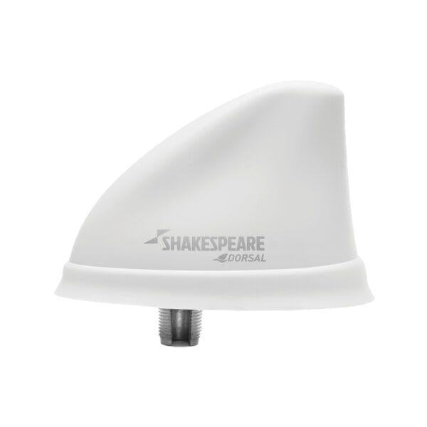 Shakespeare Dorsal Antenna White Low Profile 26' RGB Cable w/PL-259