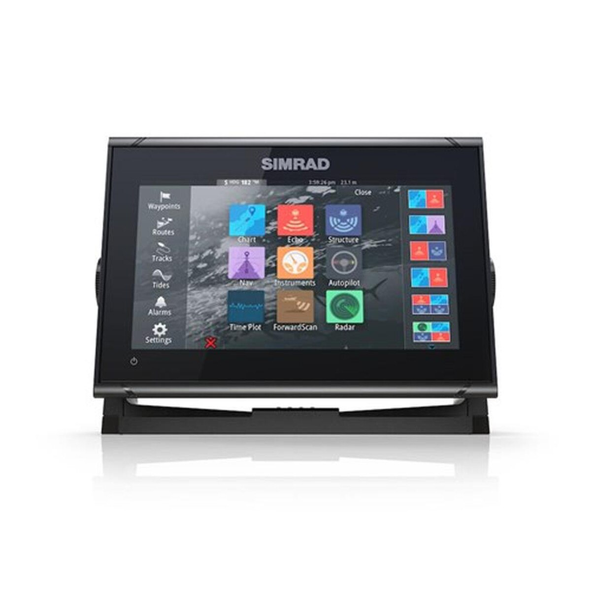 Simrad GO9 XSE Chartplotter/Fishfinder w/C-MAP Discover Chart - No Transducer