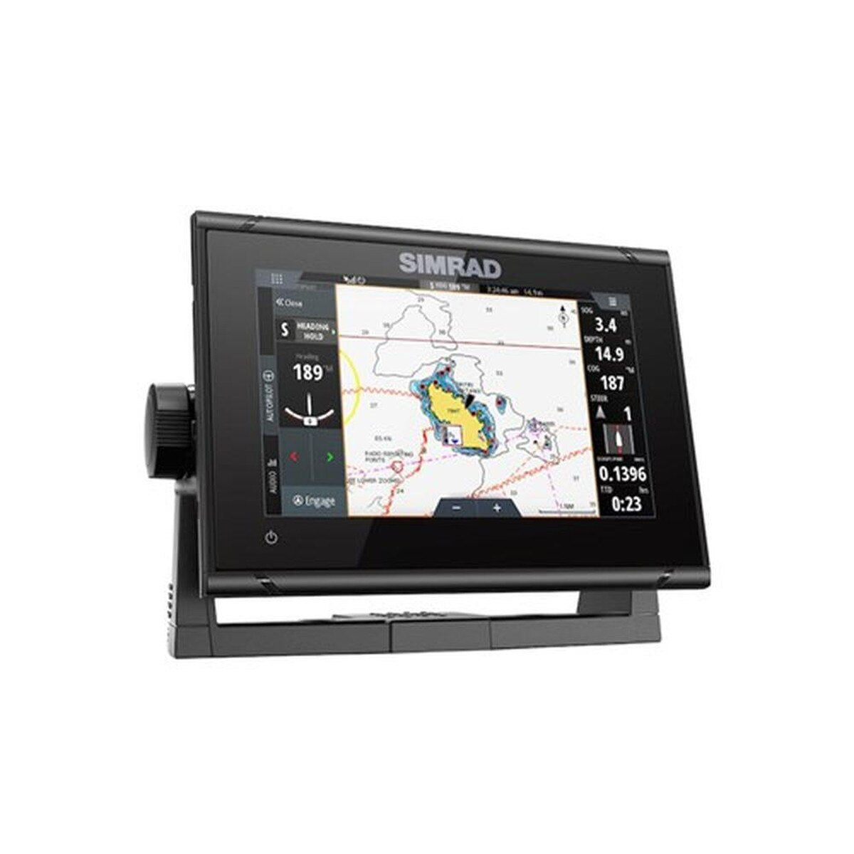 Simrad GO7 XSR Chartplotter/Fishfinder w/HDI Transom Mount Transducer & C-MAP Discover Chart