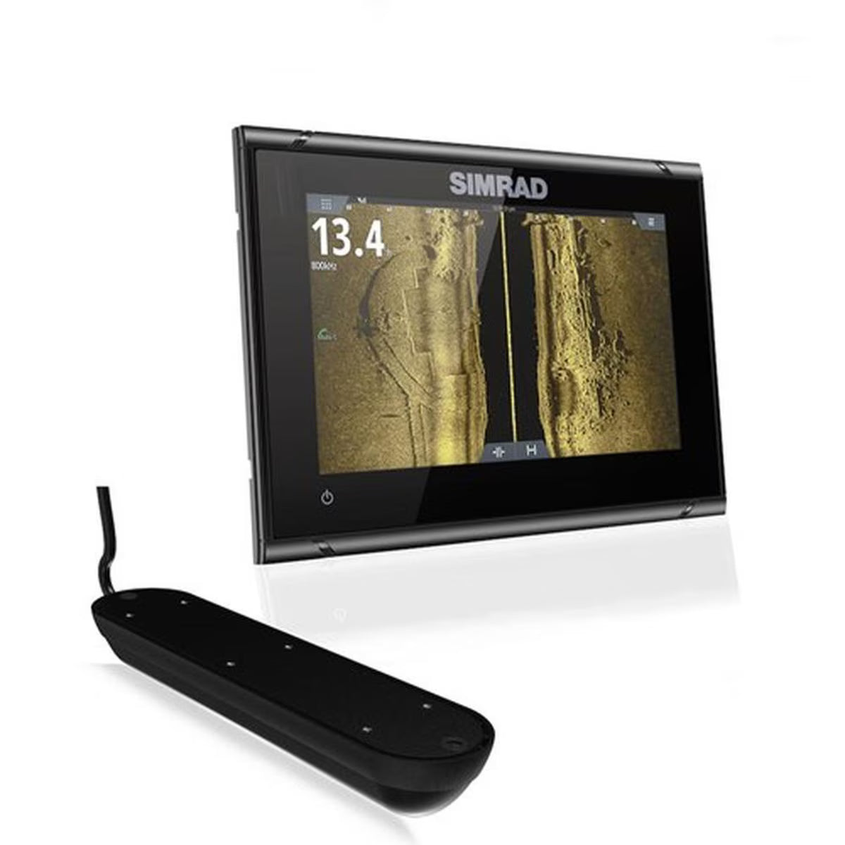 Simrad GO7 XSR Chartplotter/Fishfinder w/Active Imaging 3-in-1 Transom Mount Transducer & C-MAP Discover Chart