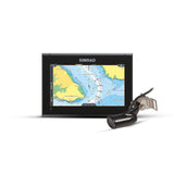 Plóter/sonda Simrad GO9 XSE con transductor de montaje en espejo de popa MED/HI Downscan y carta C-MAP Discover