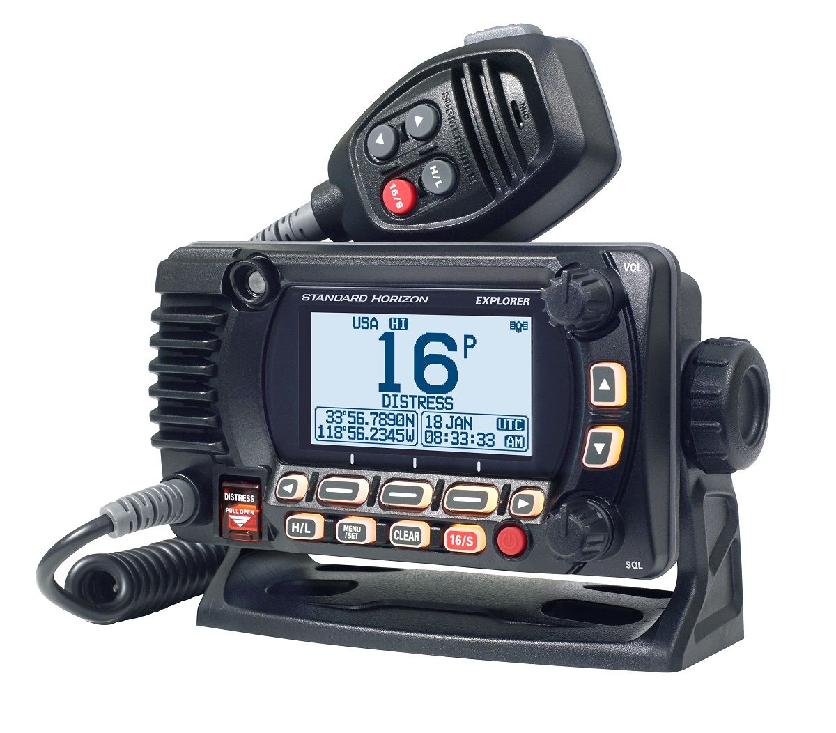 Standard Horizon GX1850 Fixed Mount VHF - NMEA 2000 - Black