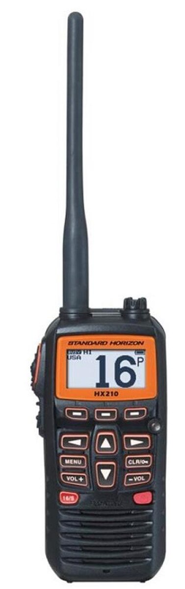Transceptor Marino VHF Portátil Flotante Standard Horizon HX210 6W