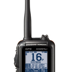 Radio VHF portátil Standard Horizon HX891BT con Bluetooth - Negro
