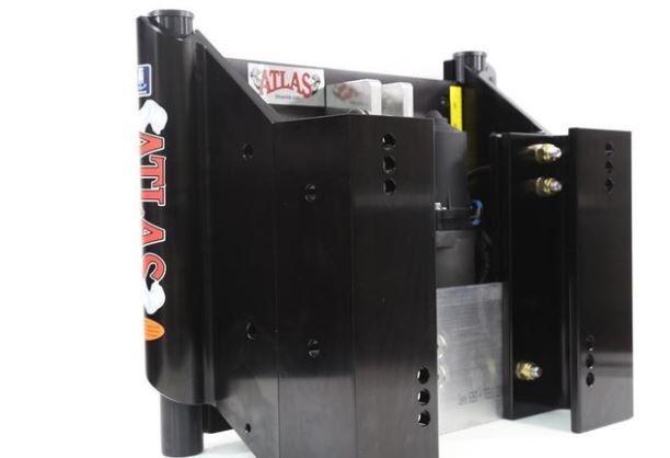 Placa de elevación hidráulica T-H Marine ATLAS™ de 6" de retroceso - Servicio pesado - Negro