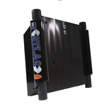 Placa elevadora hidráulica T-H Marine ATLAS™ de 8" de retroceso - Acabado anodizado negro brillante
