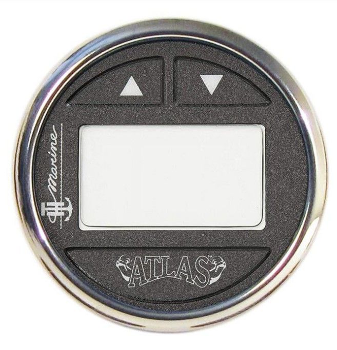 Kit de indicador hidráulico T-H Marine ATLAS™ para placas de gato ATLAS™ de 4" y 8" - Bisel de acero inoxidable