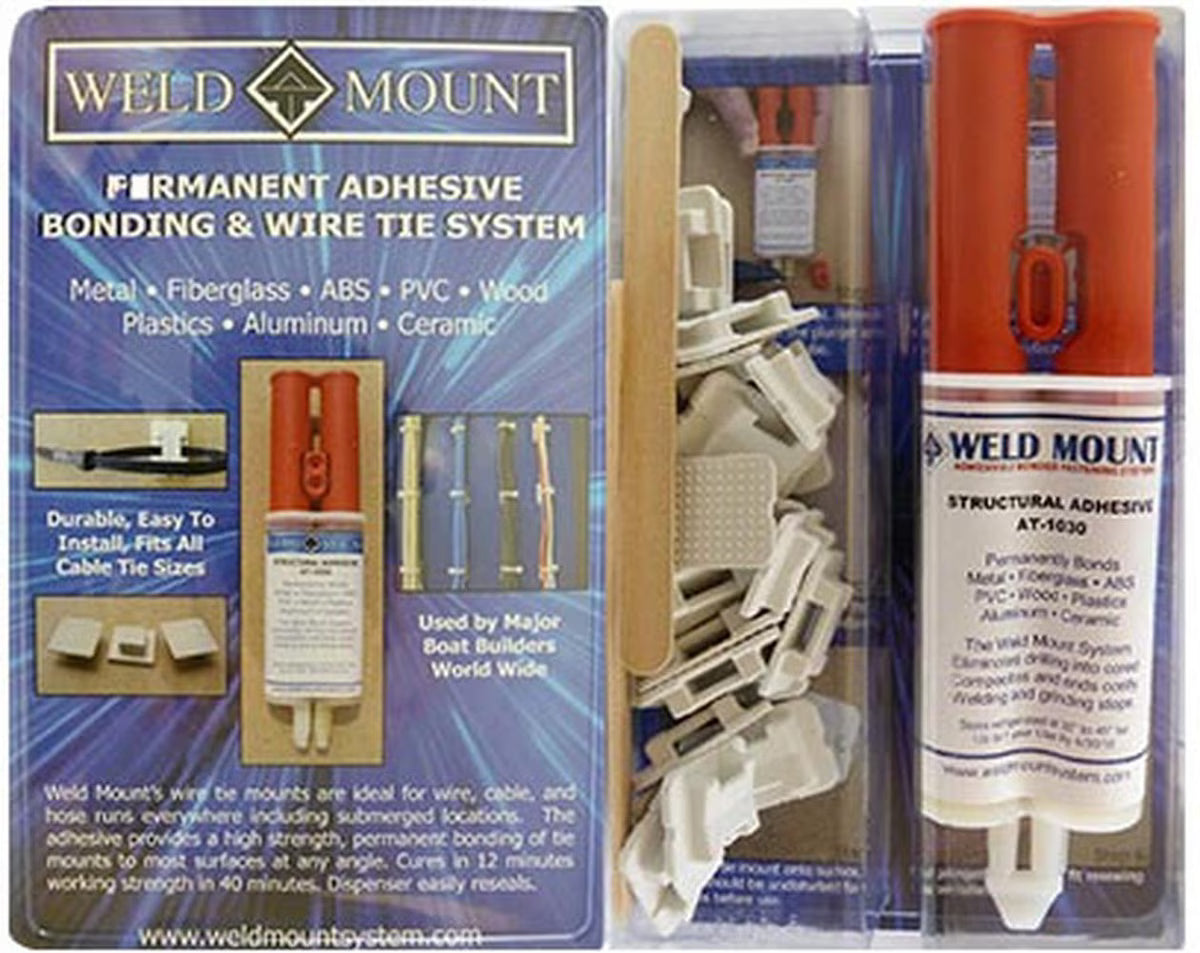 Weld Mount Retail Wire Tie Kit w/AT-8040 Adhesive