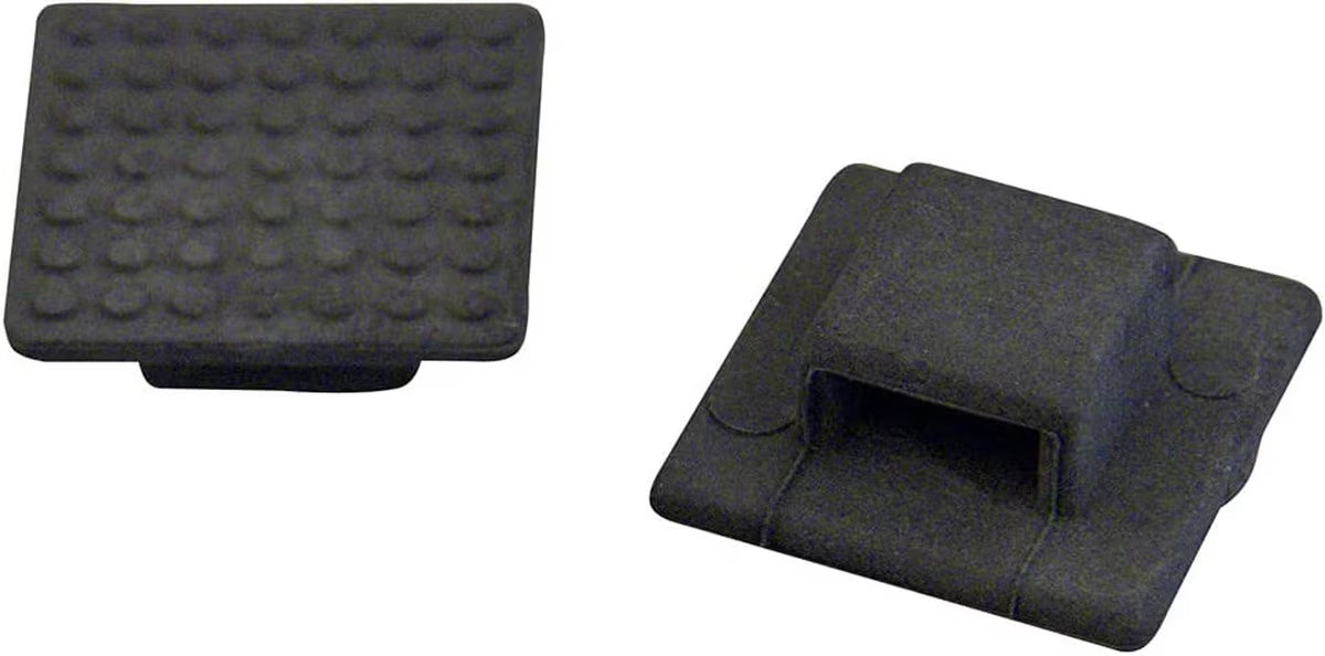 Soporte para bridas Weld Mount AT-3, pequeño negro - Paquete de 500 unidades