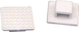 Weld Mount AT-3 Wire Tie Mount, Small White - 500 Pack