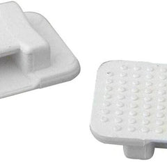 Weld Mount AT-5 Wire Tie Mount, Large White - 500 Pack