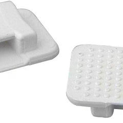Weld Mount AT-5 Wire Tie Mount, Large White - 100 Pack