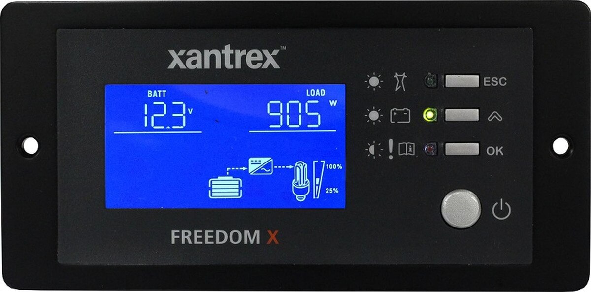 Panel remoto Xantrex Freedom X / XC con cable de 25'