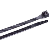 Ancor 8" UV Black Heavy Duty Cable Zip Ties - 100 Pack