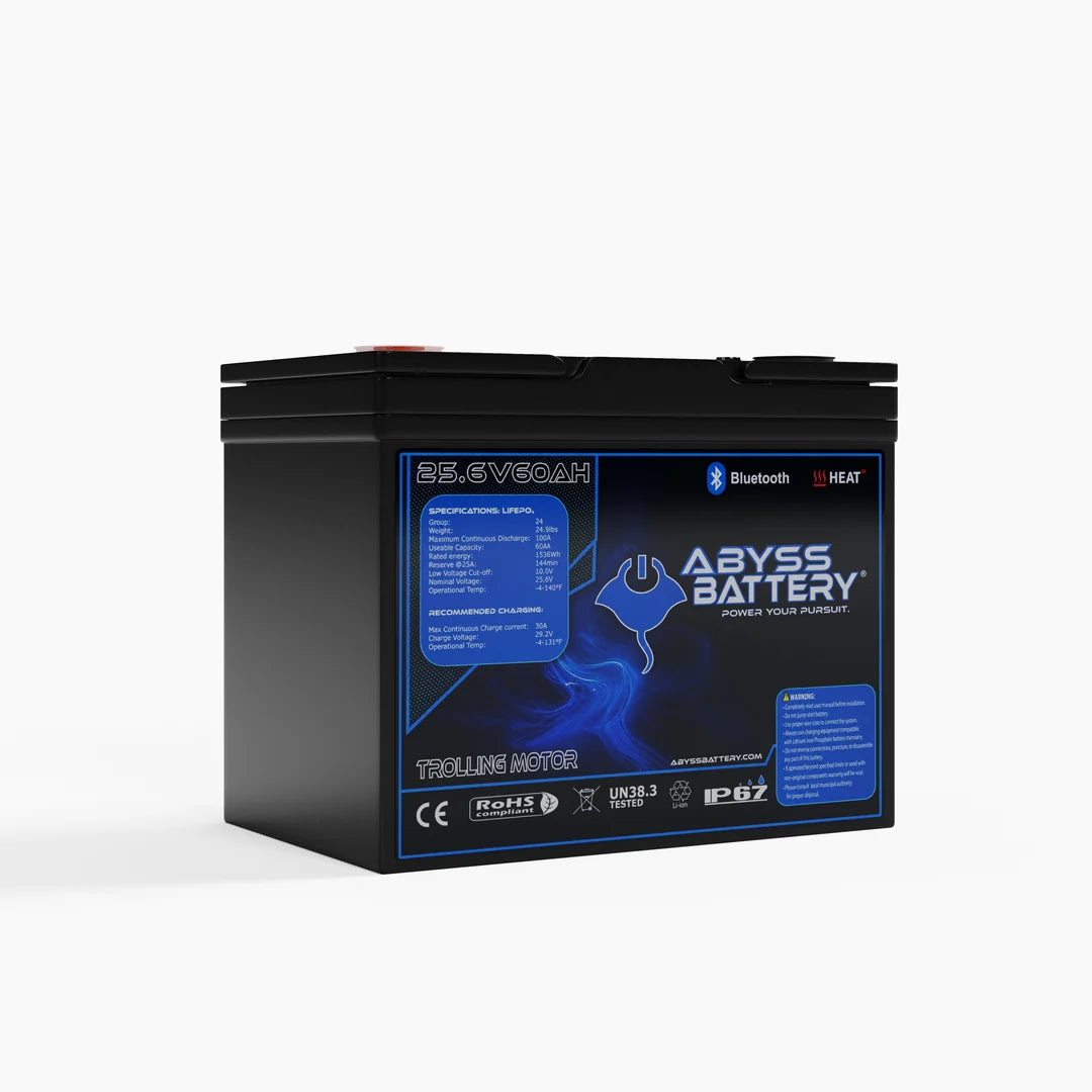 Abyss Battery 24v 60ah LifePO4 Lithium Battery