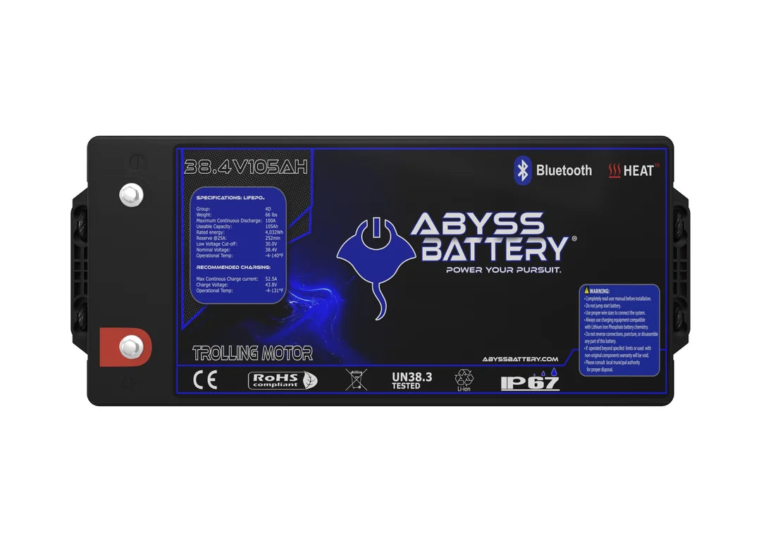 Abyss Battery 36v 105ah LifePO4 Lithium Battery