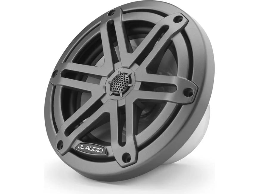 JL Audio M3 Series 6.5" Marine Coaxial Speakers w/Grey Metallic Sport Grilles - M3-650X-S-Gm