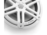 JL Audio M3 Series 7.7" Marine Coaxial Speakers w/Gloss White Sport Grilles - M3-770X-S-Gw