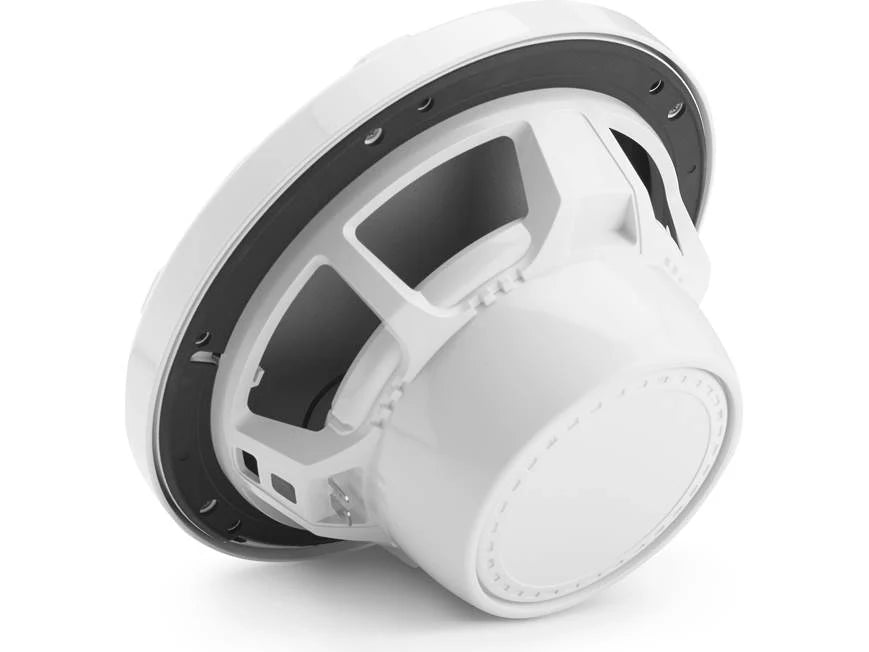 JL Audio M3 Series 7.7" Marine Coaxial Speakers w/Gloss White Sport Grilles w/RGB LED Lighting - M3-770X-S-Gw-i