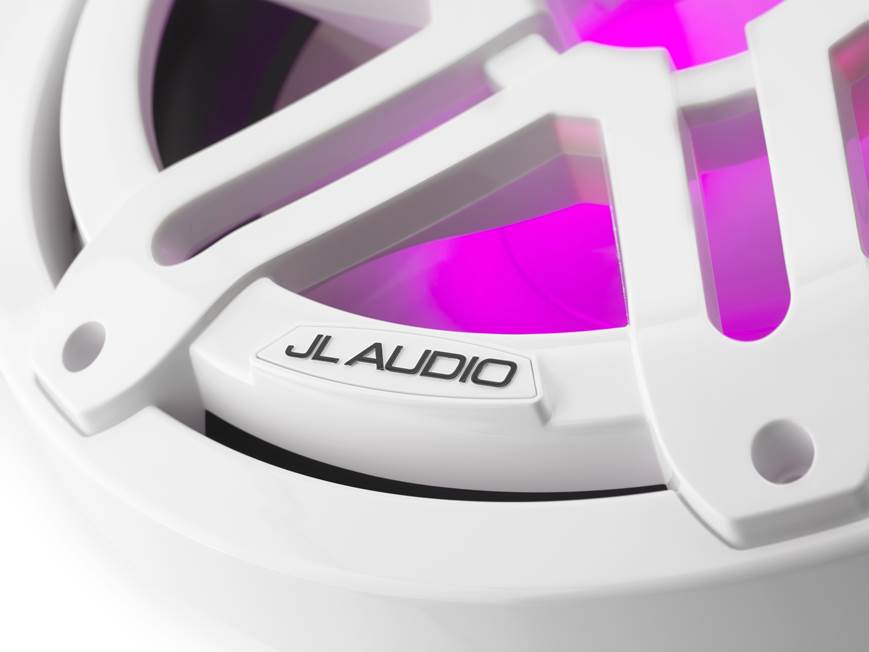 JL Audio M3 10" Marine Subwoofer w/Gloss White Sport Grille & RGB LED Lighting - M3-10IB-S-Gw-i-4