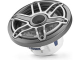 Altavoces coaxiales marinos JL Audio serie M6 de 6.5" con rejilla deportiva de titanio - M6-650X-S-GmTi