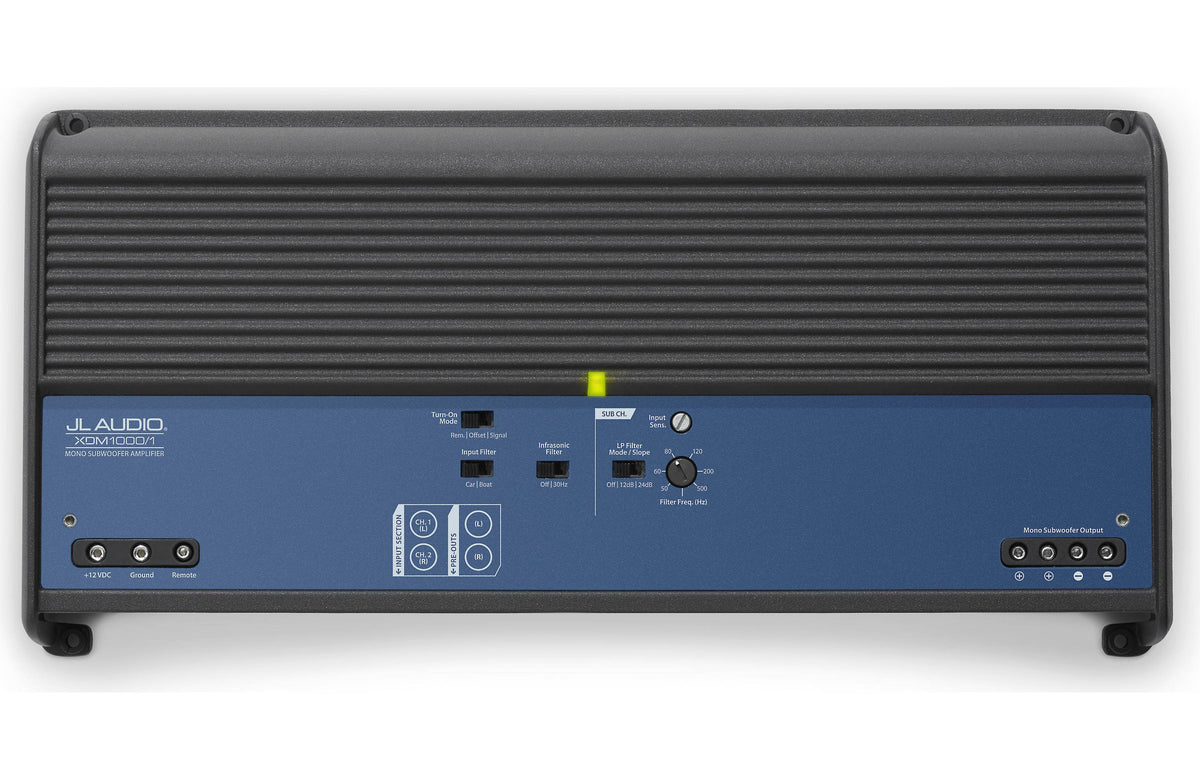 Amplificador monobloque para subwoofer de 1000w serie XDM de JL Audio - XDM1000/1