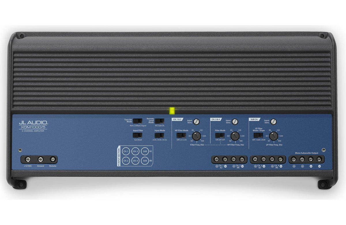 Amplificador de 5 canales JL Audio serie XDM de 1000 W - XDM1000/5