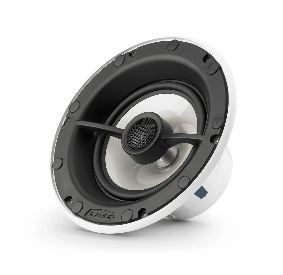 JL Audio M6 Series 6.5" Marine Coaxial Speakers w/White Luxe Grille - M6-650X-L-GwSw-Single