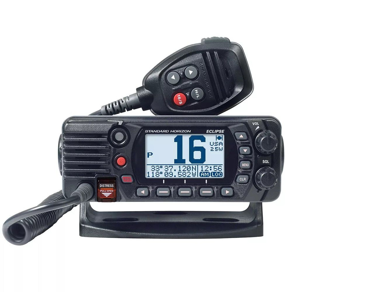 Standard Horizon GX1410GB Eclipse Series 25W Fixed Mount VHF/GPS - Black
