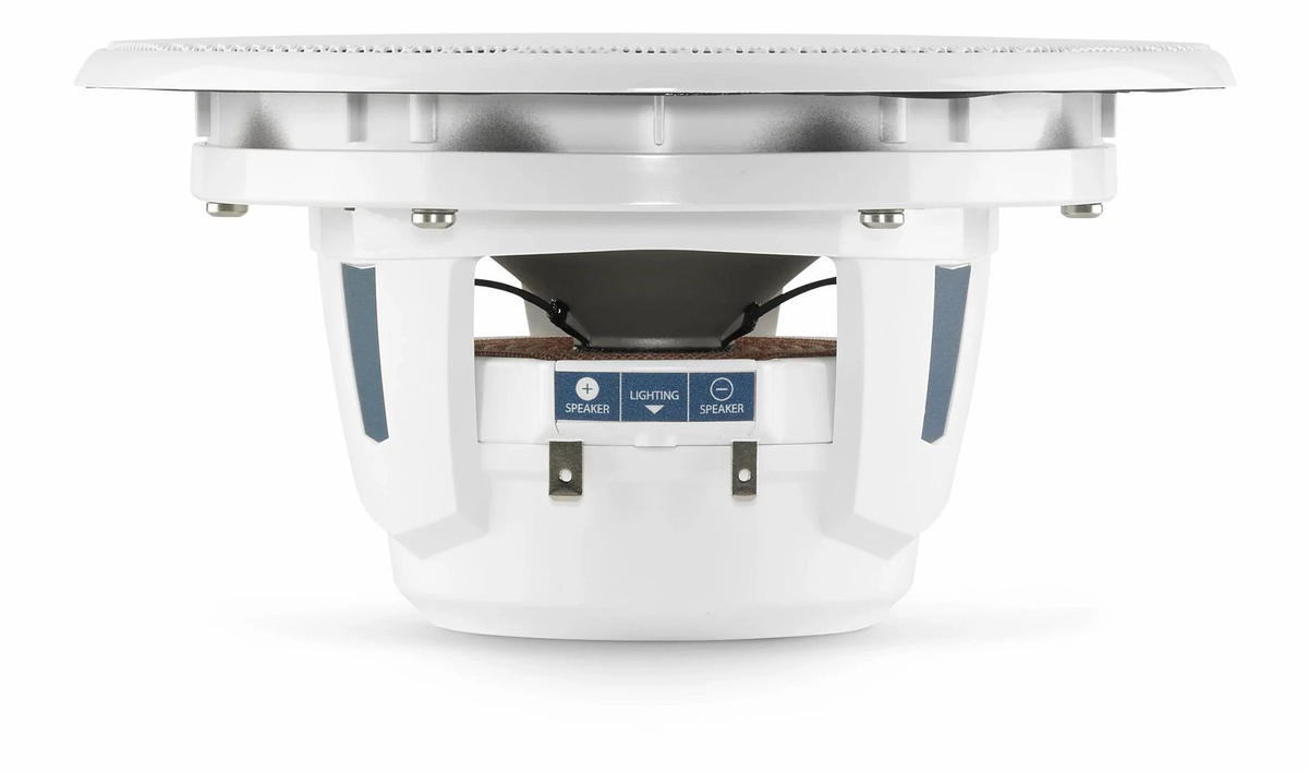 JL Audio M6 Series 6.5" Marine Coaxial Speakers w/White Luxe Grille - M6-650X-L-GwSw-Single
