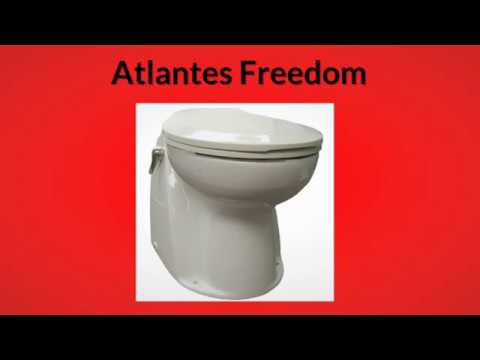 Raritan Atlantes Freedom® con Vortex-Vac - Estilo doméstico - Blanco - Solenoide de agua dulce - Control de inodoro inteligente - 12v