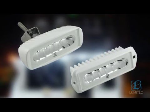 Lumitec Capri2 - Flush Mount LED Flood Light - 2-Color White/Blue Dimming