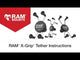 RAM Mount X-Grip® Large Phone Mount w/Brake/Clutch Reservoir Base