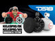 Altavoces de torre marinos DS18 HYDRO de 8" con luces LED RGB y altavoces de audio profesional - Blancos